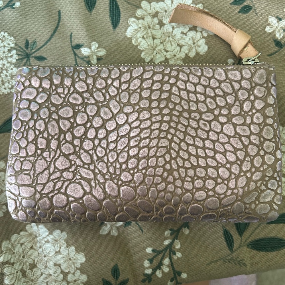 Consuela Textured Clutch in Brown